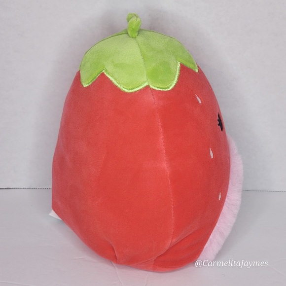 SCARLET 🍓 Strawberry FTM Original Squishmallow By Kellytoy NWT - Picture 4 of 8